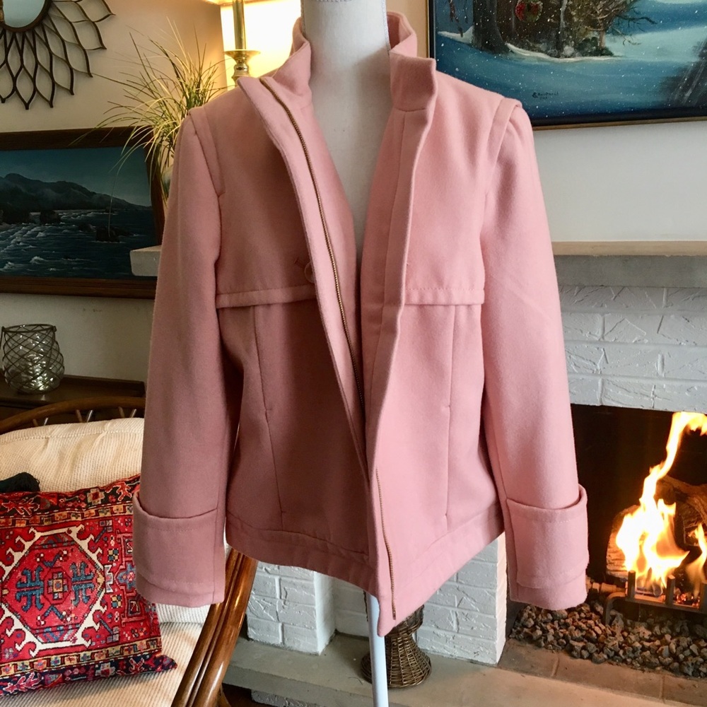 Chico’s soft pink coat